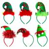 Aneco 6 Pack Assorted Creative Elves Headband Christmas Elf Costume Headwear Elf Hair Hoop for Christmas Party Accessoriess view 1