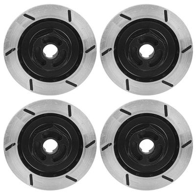 1/10 Scale RC Car Brake Disc, Aluminum Alloy Construction, 1/10 Scale Brake Rotor for Off-Road Racing, Hobbyists, and Daily Maintenance Enthusiasts(Black)