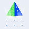 GAN Pyraminx 36 Magnets, Speed Magnetic Pyramid Puzzle Stickerless Triangle Cube (Standard) view 2