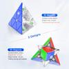 GAN Pyraminx 36 Magnets, Speed Magnetic Pyramid Puzzle Stickerless Triangle Cube (Standard) view 3