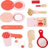 Small Foot 11776 Retro Makeup & Hair Stying Kit, Made of Wood, Comprehensive Toy Beauty Set, for Ages 3+ Years view 3