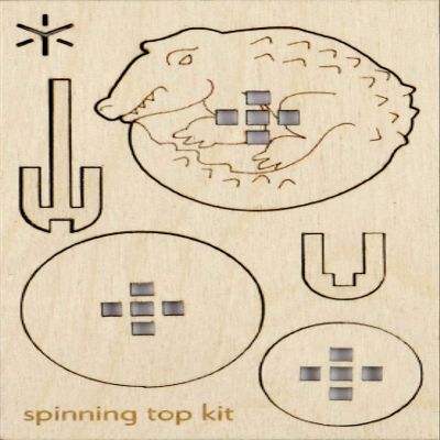Gator Animal Spinning Top Kit