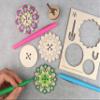 Kaleidoscope Mandala Large Spinning Top Kit view 3