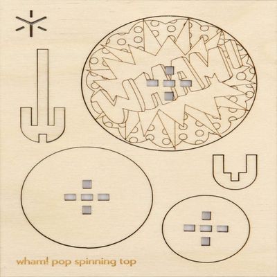 Wham! Pop Large Spinning Top Kit