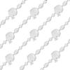 blinkee Football Helmet Bead Necklaces White Pack of 12 view 1