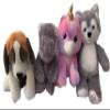 Aunt Sandy's Sewing Weighted Stuffed Animal, Weighted Unicorn, Wolf, Hippo or Dog with 3 lbs, Washable Weighted Buddy view 1