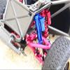 GPM for TRAXXAS 1/7 Unlimited Desert Racer Aluminum Front+Rear L-Shape Piggy Back Damper -8PC Set (Silver) view 2