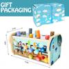 KIDWILL Montessori Pounding Toy for 1 2 Year Olds Wooden Hammering & Activity Board with Xylophone, Number Maze, Pounding Bench Educational Toddler Gift Toys Age 1-3 view 3