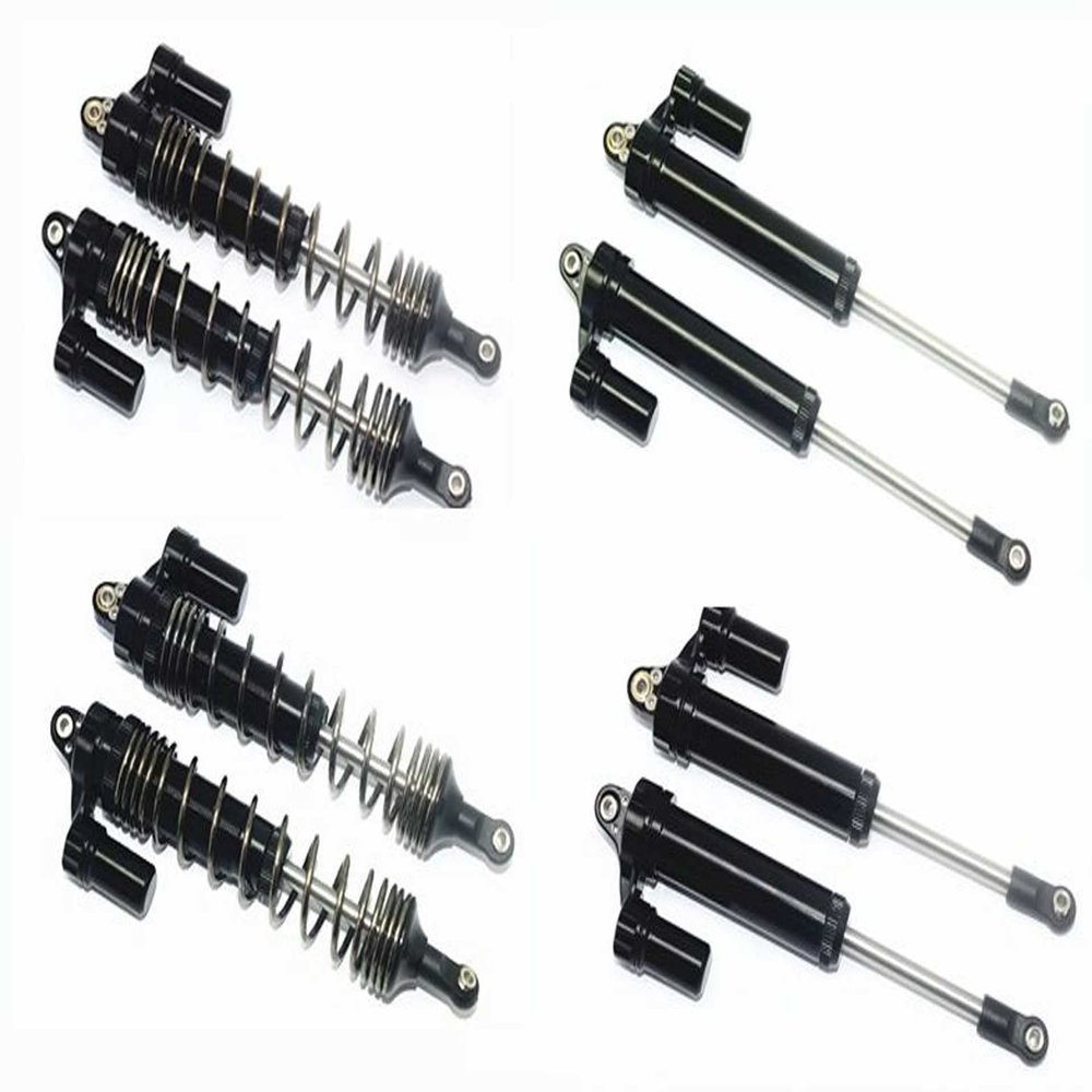 GPM 8PC Set Upgrades Aluminum Front+Rear L-Shape Piggy Back Damper for 1/7 Unlimited Desert Racer85076-4 RC Cars