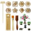 BangBangDa Zen Garden Stamps Rake Accessories kit - Meditation Office Tabletop Miniature Sandbox Tool Accessories Supplier - Father Mother Mon Dad Man Women Zen Gifts view 2