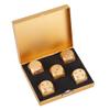 6 Sided Metal Dice Set, Dice Set with Storage Box Table Game Poker Games Dice Accessory (Gold Box) view 1