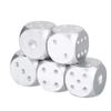 6 Sided Metal Dice Set, DND Dice Set with Storage Box Table Game Poker Games Dice Accessory (Silver Square Box) view 2