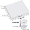 6 Sided Metal Dice Set, DND Dice Set with Storage Box Table Game Poker Games Dice Accessory (Silver Square Box) view 3