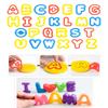 Kids Letter Molds Tools SetNumeral Various Plastic Animal Molds for Creative Cutting (63 Pieces) view 2