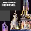 CubicFun 3D Puzzles for Kids Ages 8-10 LED Dubai Cityline, Arts and Crafts for Kids Ages 8-12 STEM Projects for Kids Ages 8-12 Gifts for 8 Year Old Toys for 8 Year Old Girls Lighting Architecture view 4