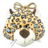 NICI 3090653 Figure Face Pouch Blue Leopard Drawstring Leopard Animal Leopard Print view 1