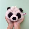 NICI 3090654 Figure Face Pouch, Panda, Drawstring Bag, Black and White, Animal view 3