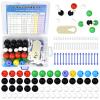 136pcs Organic Chemistry Molecular Model Set for Student and Teacher Inorganic & Organic Academic Chemistry Education 59 Atoms & 76 Links Bonds & 1 Link Atoms Remover view 1