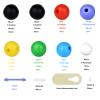 136pcs Organic Chemistry Molecular Model Set for Student and Teacher Inorganic & Organic Academic Chemistry Education 59 Atoms & 76 Links Bonds & 1 Link Atoms Remover view 3