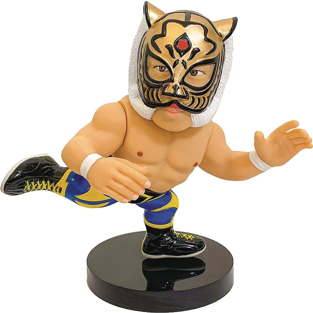 16 Directions Legend Masters: 16d Collection 014 The Original Tiger Mask (Satoru Sayama) (Legend Version) Soft Vinyl Figure, Multicolor