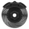 Dilwe RC Brake Disc, 4Pcs Metal Simulation Brake Disc Calipers Compatible with 1/10 RC Series Car, Tires Car Replacement Parts(Black) view 3