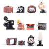 12Pcs Dollhouse Furniture Accessories Decor, Miniature Doll House Retro Home Appliances Ornaments, Mini Simulated Furniture Models for Pretend Play and Diorama DIY view 1