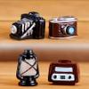 12Pcs Dollhouse Furniture Accessories Decor, Miniature Doll House Retro Home Appliances Ornaments, Mini Simulated Furniture Models for Pretend Play and Diorama DIY view 3