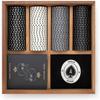 Iron & Glory Poker Set - Luxury Poker Set in Premium Wooden Box - Includes Playing Cards & 100 Custom Chips - Below Deck - Engraved Ace Of Spades Metal Dealer Chips - Board Games - Travel Games view 4