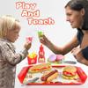 Fast Food Set - 59 PCS Kitchen Toy Set for Pretend Play, Kids Toddlers Play Accessories, Removable Food, Party Favor Christmas Stocking Stuffers view 4