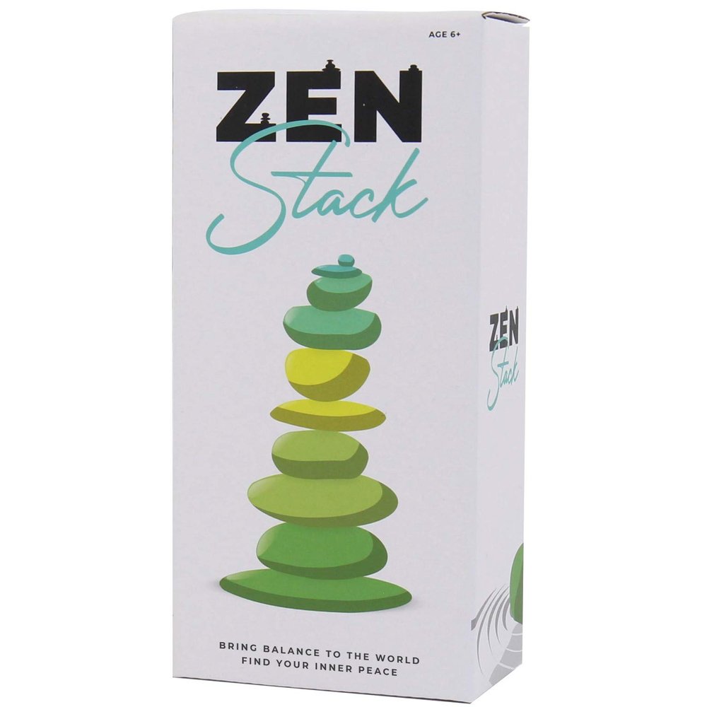 Gift Republic Zen Stack Pebble Stacking Game Balancing Stones Educational Mindfull Gift for Kids and Adults