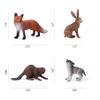 16PCS Forest Animals Baby Figures, Woodland Creatures Figurines, Miniature Toys Cake Toppers Cupcake Toppers Birthday Gift for Kids view 4