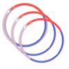 Mardi Gras Spot 22" Red, White and Blue Glow Necklace (Tube/50 Pieces) view 2