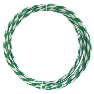 24" Green and Silver Glittered Hula Hoop (Dozen)