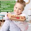 Panda Brothers Montessori Screwdriver Board Set - Wooden Montessori Toys for 4 Year Old Kids and Toddlers, Sensory Bin, Fine Motor Skills, STEM Toys view 2