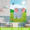 PLULON Pin The Nose on The Elephant Party Game with Elephant Nose Stickers for Kids Birthday Party Supplies, Animal Party Carnival Party Supplies view 4