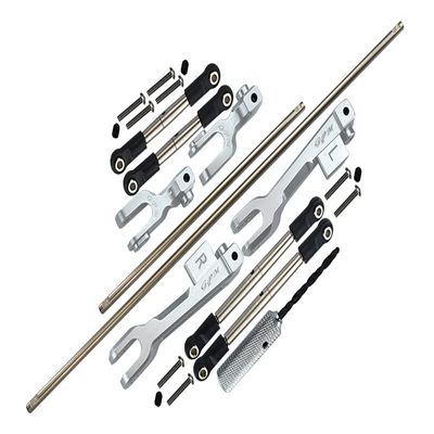 23Pc Set Upgrades Spring Steel Front+Rear Sway Bar & Aluminum Sway Bar Arm & Stainless Steel Linkage with 1/7 Unlimited Desert Racer 85076-4 Rc Cars by GPM