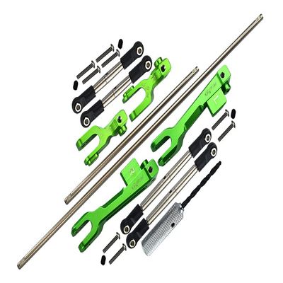 23Pc Set Upgrades Spring Steel Front+Rear Sway Bar & Aluminum Sway Bar Arm & Stainless Steel Linkage with 1/7 Unlimited Desert Racer 85076-4 Rc Cars by GPM