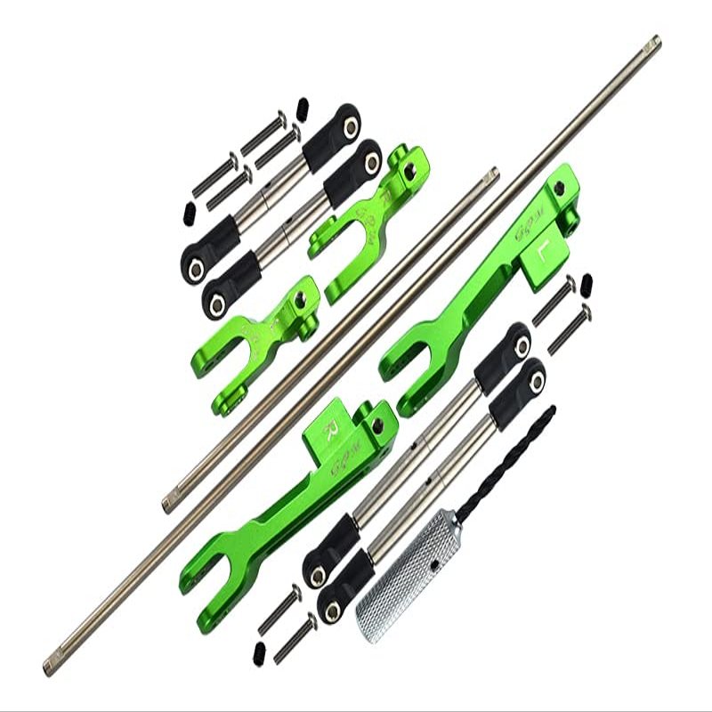 23Pc Set Upgrades Spring Steel Front+Rear Sway Bar & Aluminum Sway Bar Arm & Stainless Steel Linkage with 1/7 Unlimited Desert Racer 85076-4 Rc Cars by GPM