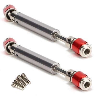 2-Piece Metal Gear Drive Shaft Suit Compatible with SCX10 D90 1/10 RC Crawler mini auto Parts
