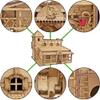 TowerRex Tavern DND Terrain 28mm - Fantasy Miniature for Warhammer, Pathfinder and D&D Tabletop Games view 2