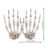 2 Pack Halloween Skeleton Hands Realistic Life Size Severed Plastic Skeleton Hands for Halloween Themed Party Decoration Props(Right & Left) view 2