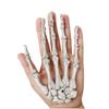 2 Pack Halloween Skeleton Hands Realistic Life Size Severed Plastic Skeleton Hands for Halloween Themed Party Decoration Props(Right & Left) view 3