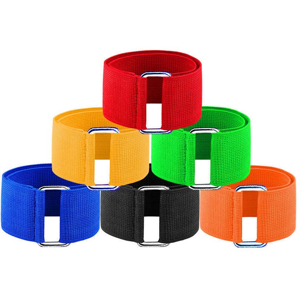 6 Pieces 3 Legged Race Bands Outdoor Activities Teamwork Training Outdoor Party Group Game for Kids Adults Outdoor Race Games Team-Building(Red, Yellow, Black, Green, Orange, Blue)