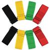 6 Pieces 3 Legged Race Bands Outdoor Activities Teamwork Training Outdoor Party Group Game for Kids Adults Outdoor Race Games Team-Building(Red, Yellow, Black, Green, Orange, Blue) view 3