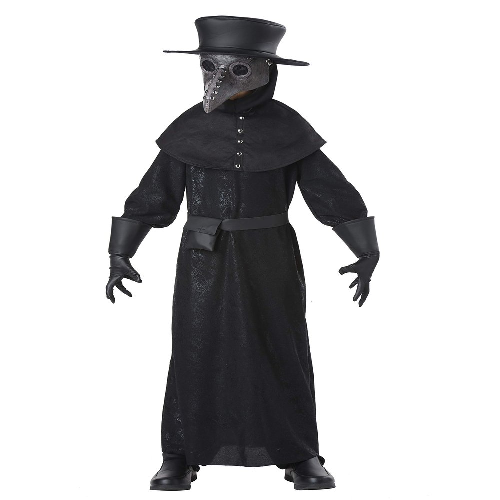 Spirit Halloween Kids Plague Doctor Costume, Boys, Size CHILD EXTRA LARGE, Multicolor