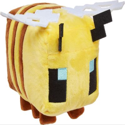 Mattel Minecraft Basic Plush Character Soft Dolls, Video Game-Inspired Collectible Toy Gifts for Kids & Fans Ages 3 Years Old & Up
