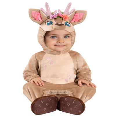 Spirit Halloween Baby Faux Fur Fawn Costume - 12-18 mn