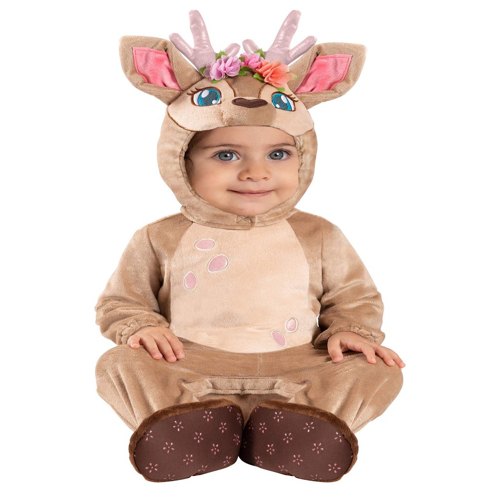 Spirit Halloween Baby Faux Fur Fawn Costume - 12-18 mn