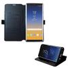 Leather Wallet Case for Wiko View 4 / View 4 Lite Dragon Design Blue view 2