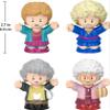 Little People Collector The Golden Girls TV Show Special Edition Set for Adults & Fans, 4 Figures in Display Package view 2